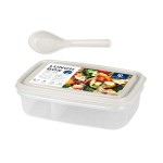 Lunch Box with Spoon and Fork 1237