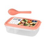 Lunch Box with Spoon and Fork 1237