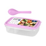 Lunch Box with Spoon and Fork 1237