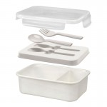 Lunch Box with Spoon and Fork 1239