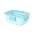 Double Layer Lunch Box with Spoon and Fork 1372