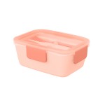 Double Layer Lunch Box with Spoon and Fork 1372