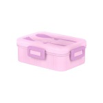 Lunch Box with Spoon and Fork 1232