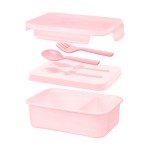 Lunch Box with Spoon and Fork 1238