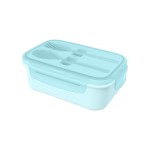 Lunch Box with Spoon and Fork 1238